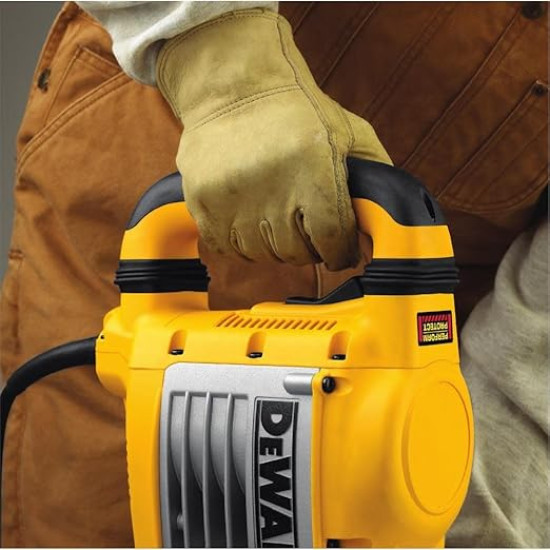 DEWALT D25901K-IN 1600W 10kg SDS-Max Demolition Hammer 25 J Impact Energy with Active Vibration control-Perform and Protect Shield DEWALT D25901K-IN 1600W 10kg SDS-Max Demolition Hammer 25 J Impact Energy with Active Vibration control-Perform and Protect Shield