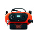 Black + Decker BDCINF18N-QS 160PSI AC/DC Multipurpose Cordless Tyre Inflator with Digital Guage, Autocut off system and 2 operating modes for Car and Home