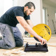 DEWALT D28730 Corded Electric Heavy Duty Chop Saw With Wheel Included (14 inch) For Heavy Duty Applications 2300W 355 mm, 2 Year Warranty