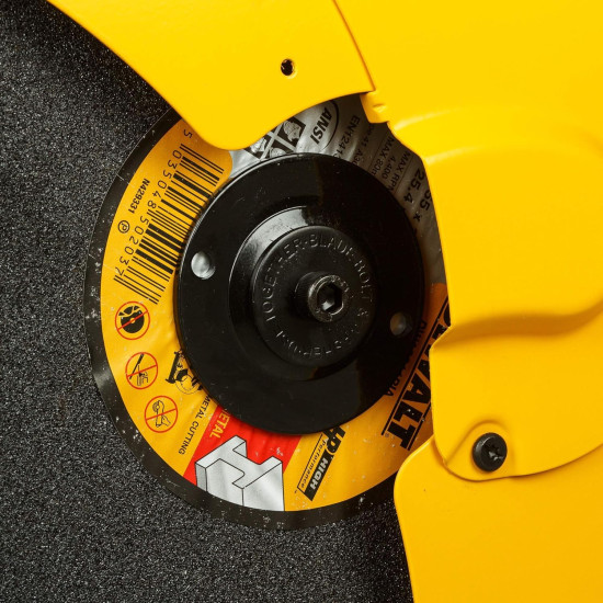 DEWALT D28730 Corded Electric Heavy Duty Chop Saw With Wheel Included (14 inch) For Heavy Duty Applications 2300W 355 mm, 2 Year Warranty