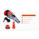 Black + Decker ADV1210 12V Powerful Dustbuster Automatic Car Vacuum Cleaner with 4 accessories (Black and Orange)