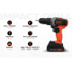 Black + Decker Bcd003C1 18V 10Mm Cordless Variable Speed Hammer Drill Machine With 1X1.5Ah Li-Ion Battery & Led Backlight For Home & Diy Use, 1 Year Warranty, Orange & Black Black + Decker Bcd003C1 18V 10Mm Cordless Variable Speed Hammer Drill Machine With 1X1.5Ah Li-Ion Battery & Led Backlight For Home & Diy Use, 1 Year Warranty, Orange & Black