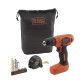 BLACK + DECKER BDCD8GPA 7.2V Li-Ion Cordless Drill Kit (Orange, 14-Pieces)