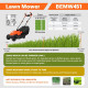 Black + Decker Bemw451Bh 1200W 35L 14" Winged Blade Electric Grassbox Lawn Mower With Bike Handle For Maintaining Gardens Of Upto 300 Square Meters, 1 Year Warranty, Orange & Black