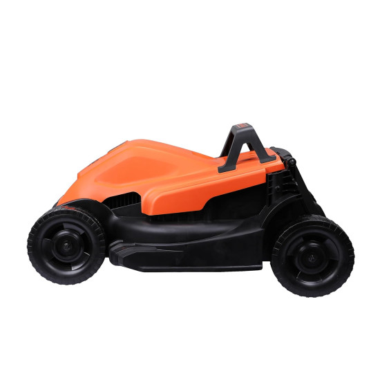 Black + Decker Bemw451Bh 1200W 35L 14" Winged Blade Electric Grassbox Lawn Mower With Bike Handle For Maintaining Gardens Of Upto 300 Square Meters, 1 Year Warranty, Orange & Black