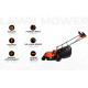 Black + Decker Bemw471Bh 1600W 45L 14" Winged Blade Electric Grassbox Lawn Mower With Bike Handle For Maintaining Gardens Of Upto 600 Square Meters, 1 Year Warranty, Orange & Black