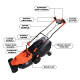 Black + Decker Bemw471Bh 1600W 45L 14" Winged Blade Electric Grassbox Lawn Mower With Bike Handle For Maintaining Gardens Of Upto 600 Square Meters, 1 Year Warranty, Orange & Black