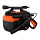 Black + Decker Bepw1600H 1300W 1600 Psi 110 Bar Horizontal Pressure Washer for Car, Bike, Home & Garden Cleaning Use with Multiple Accessories Included, 1 Year Warranty, Orange & Black