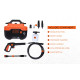 Black + Decker Bepw1600H 1300W 1600 Psi 110 Bar Horizontal Pressure Washer for Car, Bike, Home & Garden Cleaning Use with Multiple Accessories Included, 1 Year Warranty, Orange & Black