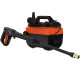 Black + Decker Bepw1600H 1300W 1600 Psi 110 Bar Horizontal Pressure Washer for Car, Bike, Home & Garden Cleaning Use with Multiple Accessories Included, 1 Year Warranty, Orange & Black