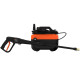 Black + Decker Bepw1600H 1300W 1600 Psi 110 Bar Horizontal Pressure Washer for Car, Bike, Home & Garden Cleaning Use with Multiple Accessories Included, 1 Year Warranty, Orange & Black