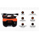 Black + Decker Bepw1600H 1300W 1600 Psi 110 Bar Horizontal Pressure Washer for Car, Bike, Home & Garden Cleaning Use with Multiple Accessories Included, 1 Year Warranty, Orange & Black