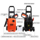 Black + Decker Bepw1750-In 1300W 1740 Psi 120 Bar Pressure Washer for Car Wash and Home Use (Red & Black)