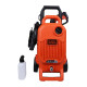 Black + Decker Bepw1800T 1500W 1810 Psi 125 Bar Pressure Washer for Car, Bike, Home & Garden Cleaning Use with Multiple Accessories Included, 1 Year Warranty, Orange & Black