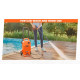 Black + Decker Bepw1800T 1500W 1810 Psi 125 Bar Pressure Washer for Car, Bike, Home & Garden Cleaning Use with Multiple Accessories Included, 1 Year Warranty, Orange & Black