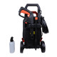 Black + Decker Bepw1800T 1500W 1810 Psi 125 Bar Pressure Washer for Car, Bike, Home & Garden Cleaning Use with Multiple Accessories Included, 1 Year Warranty, Orange & Black