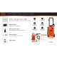 Black + Decker Bepw1800T 1500W 1810 Psi 125 Bar Pressure Washer for Car, Bike, Home & Garden Cleaning Use with Multiple Accessories Included, 1 Year Warranty, Orange & Black