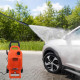 Black + Decker Bepw1800T 1500W 1810 Psi 125 Bar Pressure Washer for Car, Bike, Home & Garden Cleaning Use with Multiple Accessories Included, 1 Year Warranty, Orange & Black