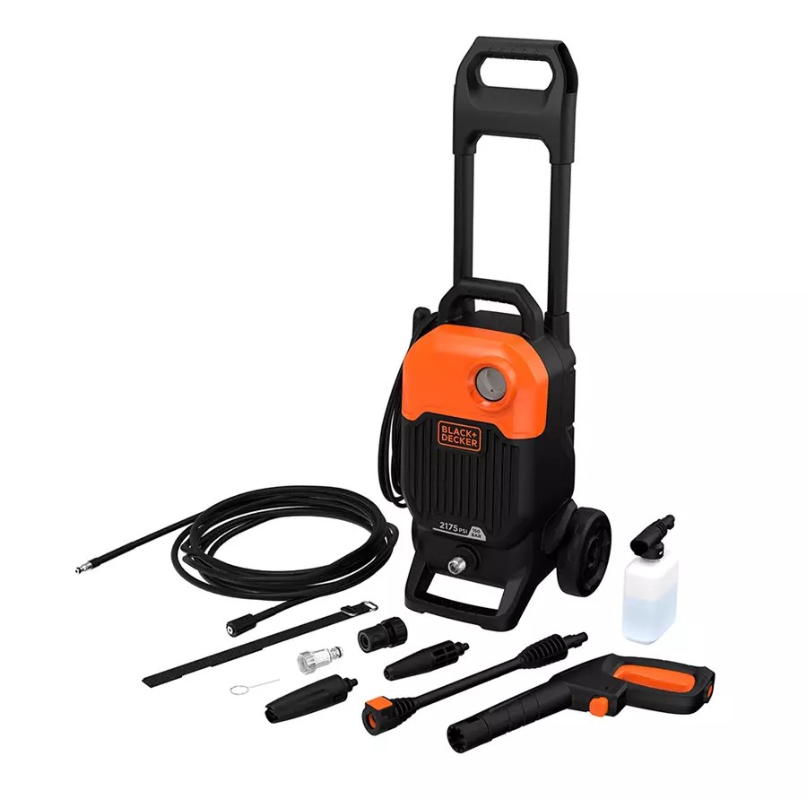 Black Decker Bepw2200 1700W 2175 Psi 150 Bar Pressure Washer for