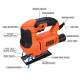 BLACK+DECKER BES603-IN 400W 240 V, 3000 RPM corded variable speed jigsaw to Cut High Density Materials, For Home, DIY & Professional Use, 1.6kg+ 1 Year Warranty, ORANGE & BLACK