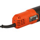 BLACK+DECKER G720RW 820W 4"/100mm Corded Small Angle Grinder with 2 Grinding & 1 Cutting Wheel for Grinding & Polishing with 3 Position side-handle & Lock-on switch, 1 Year Warranty, ORANGE & BLACK