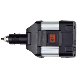 BLACK+DECKER PI100LA-B2C 100W DC to AC Car Power Inverter for Charging Laptop in Car