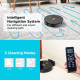 Black + Decker BRVA425B00-IN Alexa & Google Enabled Multi-Utility Robotic Vacuum Cleaner with 2xAAA Battery | 2000 pa Strong Suction Power I 120 min Runtime | Smart App and Voice Enabled I Black