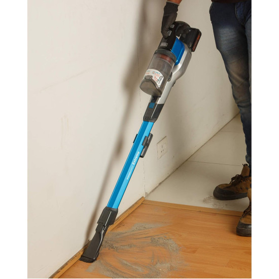 Black + Decker BSV2020G Power Series Cordless Stick Vacuum Cleaner with Floorhead LEDs, For Cleaning Hard Floors, Area Rugs & Carpet, 20V Li-ion 40 AW,1 Year Warranty, Blue