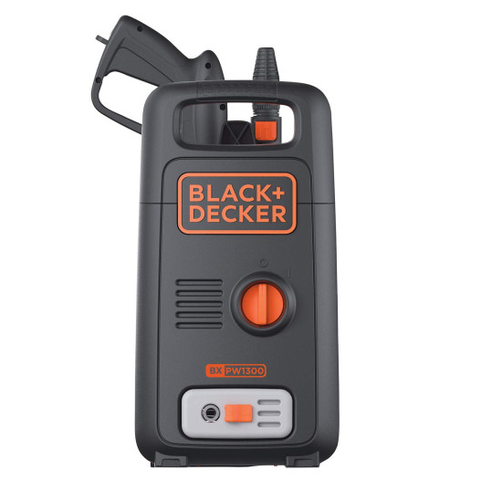 Black + Decker Bxpw1300E-B5 1300W 100 Bar, 390 L/Hr Pressure Washer For Car Wash And Home Use (Red & Black)