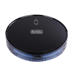 Black + Decker BRVA425B00-IN Alexa & Google Enabled Multi-Utility Robotic Vacuum Cleaner with 2xAAA Battery | 2000 pa Strong Suction Power I 120 min Runtime | Smart App and Voice Enabled I Black