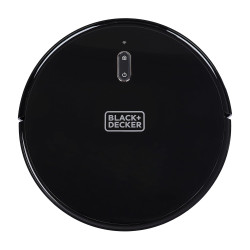Black + Decker BRVA425B00-IN Alexa & Google Enabled Multi-Utility Robotic Vacuum Cleaner with 2xAAA Battery | 2000 pa Strong Suction Power I 120 min Runtime | Smart App and Voice Enabled I Black