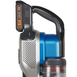Black + Decker BSV2020G Power Series Cordless Stick Vacuum Cleaner with Floorhead LEDs, For Cleaning Hard Floors, Area Rugs & Carpet, 20V Li-ion 40 AW,1 Year Warranty, Blue
