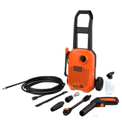 Black + Decker Bepw1750-In 1300W 1740 Psi 120 Bar Pressure Washer for Car Wash and Home Use (Red & Black)