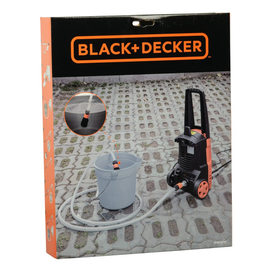 Black + Decker Pwspk-B1 Self-Priming Kit For Pressure Washer Compatible With Black+Decker Bw15 Bw17 Pw1450 Bxpw1300 And Bxpw1600