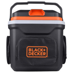 Black+Decker BDC24L Thermoelectric Portable Automotive Car Beverage Cooler & Warmer (PRE-COOL Required), Used To Store Beverages,1 Year Warranty (Black)