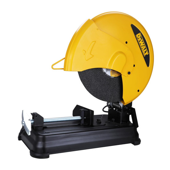 DEWALT D28730 Corded Electric Heavy Duty Chop Saw With Wheel Included (14 inch) For Heavy Duty Applications 2300W 355 mm, 2 Year Warranty