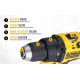 DEWALT DCD708N-XJ Reversible Drill Machine Driver With Brushless Motor- 18V Li-ion Sub-Compact Series Cordless 1/2"/13mm, 2 Year Warranty (Bare Tool)