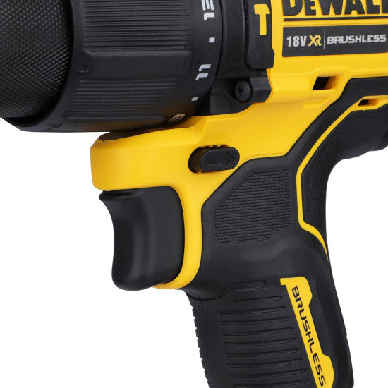 DEWALT DCD709N-XJ Reversible Hammer Drill Machine Driver With Brushless Motor- 18V Li-ion Sub-Compact Series Cordless 1/2/13mm, 2 Year Warranty (Bare Tool)