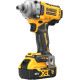 Dewalt XR DCF892P2T Cordless Impact Wrench (18 V, ½ Inch External Square Socket with Ball Locking, 813 Nm Tightening Torque, Includes 2 x 18 V/5.0 Ah Batteries, Charger, Metal Belt Hook & T-STAK Box)