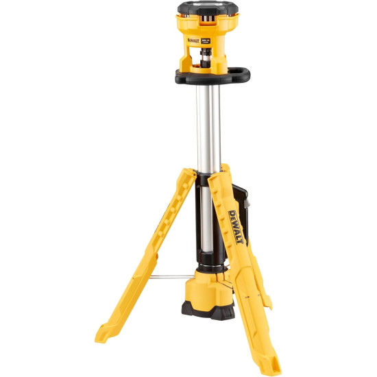 DeWalt DCL079-XJ XR 18V LED Tripod Light - No Battery or Charger Black/Yellow