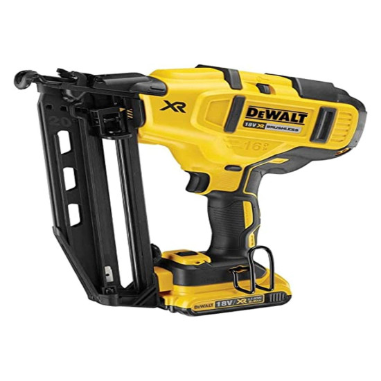 DEWALT DCN660D2 18V XR Li-ion Cordless 110 Nail Capacity Nailer with Brushless motor and 2x2.0Ah batteries included