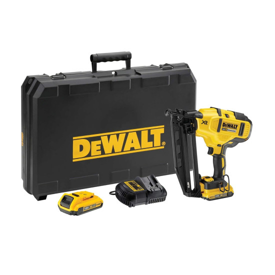 DEWALT DCN660D2 18V XR Li-ion Cordless 110 Nail Capacity Nailer with Brushless motor and 2x2.0Ah batteries included