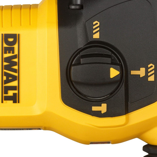 DEWALT D25333K 950W 30mm SDS-Plus 3-Mode 4Kg Combi Hammer with Active Vibration Control-Perform and Protect Shield