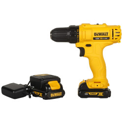 DEWALT DCD776S2 18V 13mm XR Lithium-Ion Cordless Hammer Drill/Driver with 2x1.5 Ah Batteries included (Yellow) (with 100 PCs Accessory Kit)