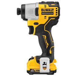 DEWALT DCF801D2-QW - XTREME 12V Li-ion Sub-Compact Series Cordless 1/4" Impact Driver with Brushless Motor-2x 2Ah Batteries Included
