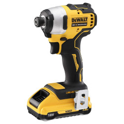DEWALT DCF809L2T-QW - 18V Li-ion Sub-Compact Series Cordless 1/4" Impact Driver with Brushless Motor-2x3Ah Batteries Included