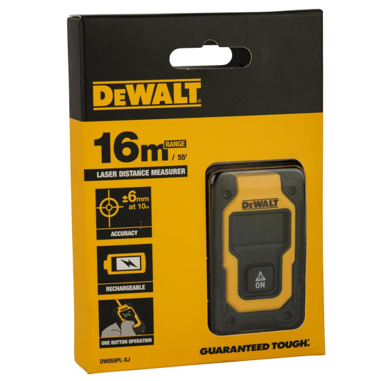 DEWALT DW055PL-XJ 16 Meter Pocket Laser Distance Measurer