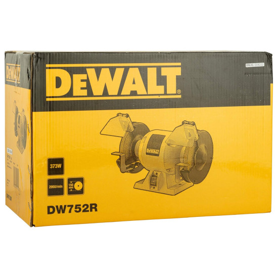 DEWALT DW752R-B5 373W 152mm Heavy Duty Bench Grinder (Black & Yellow)