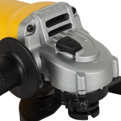 DEWALT DW802 850W 4" Corded Heavy Duty Small Angle Grinder with 100mm Disc Diameter, Spindle Lock for Cutting, Sharpening & Rust Removal, 2 Year Warranty (Side Handle Included), YELLOW & BLACK