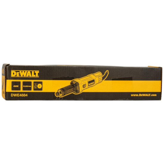 DEWALT DWE4884 450W Die Grinder with 2 wrenches (Black & Yellow)